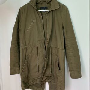 Green army jacket